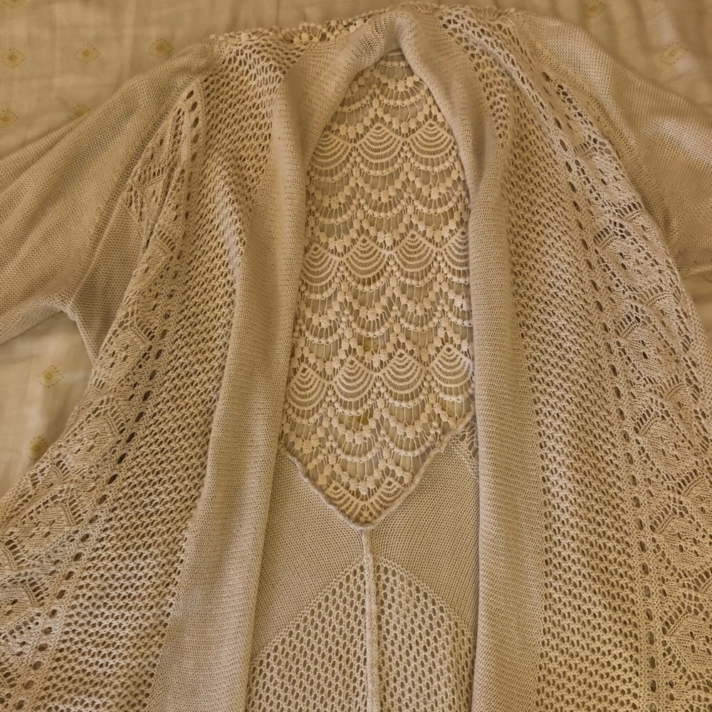 Cream Target cardigan